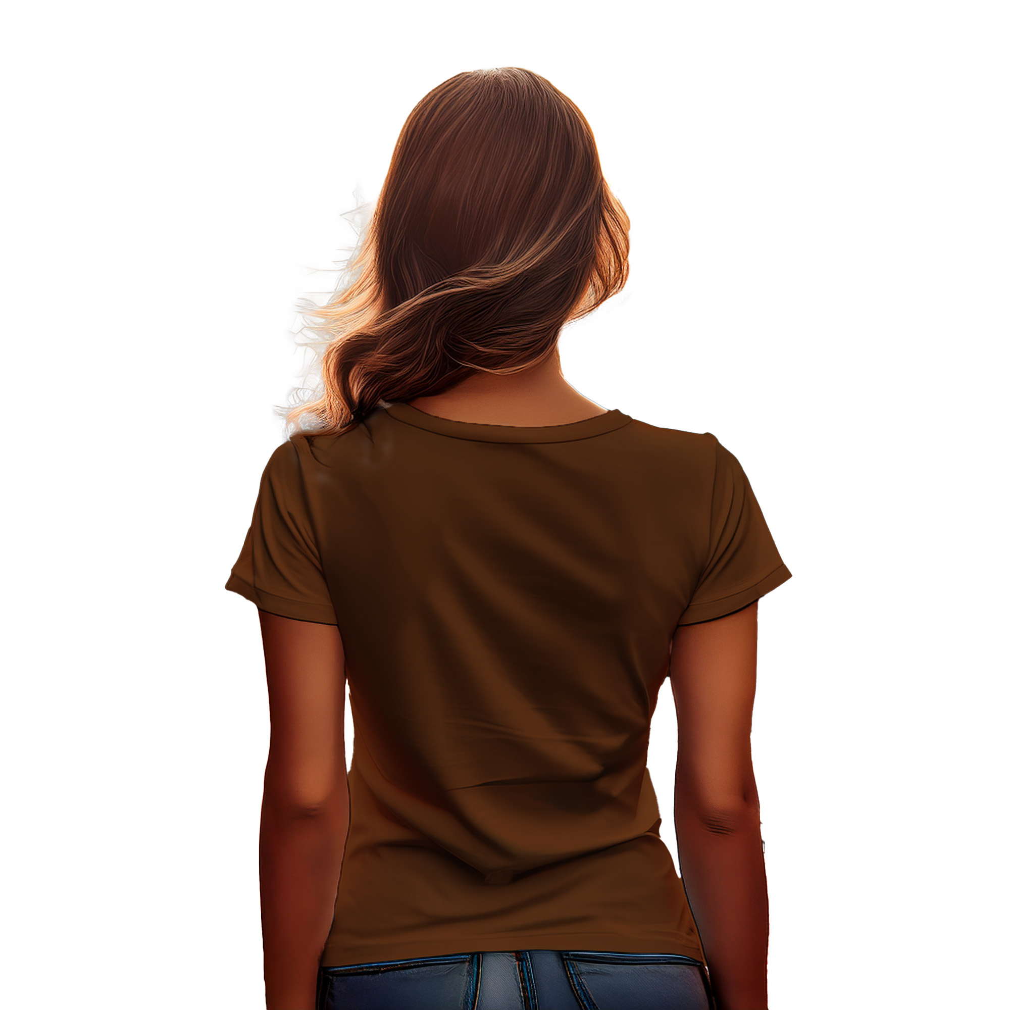 1977 Year Women T-Shirt (Brown)