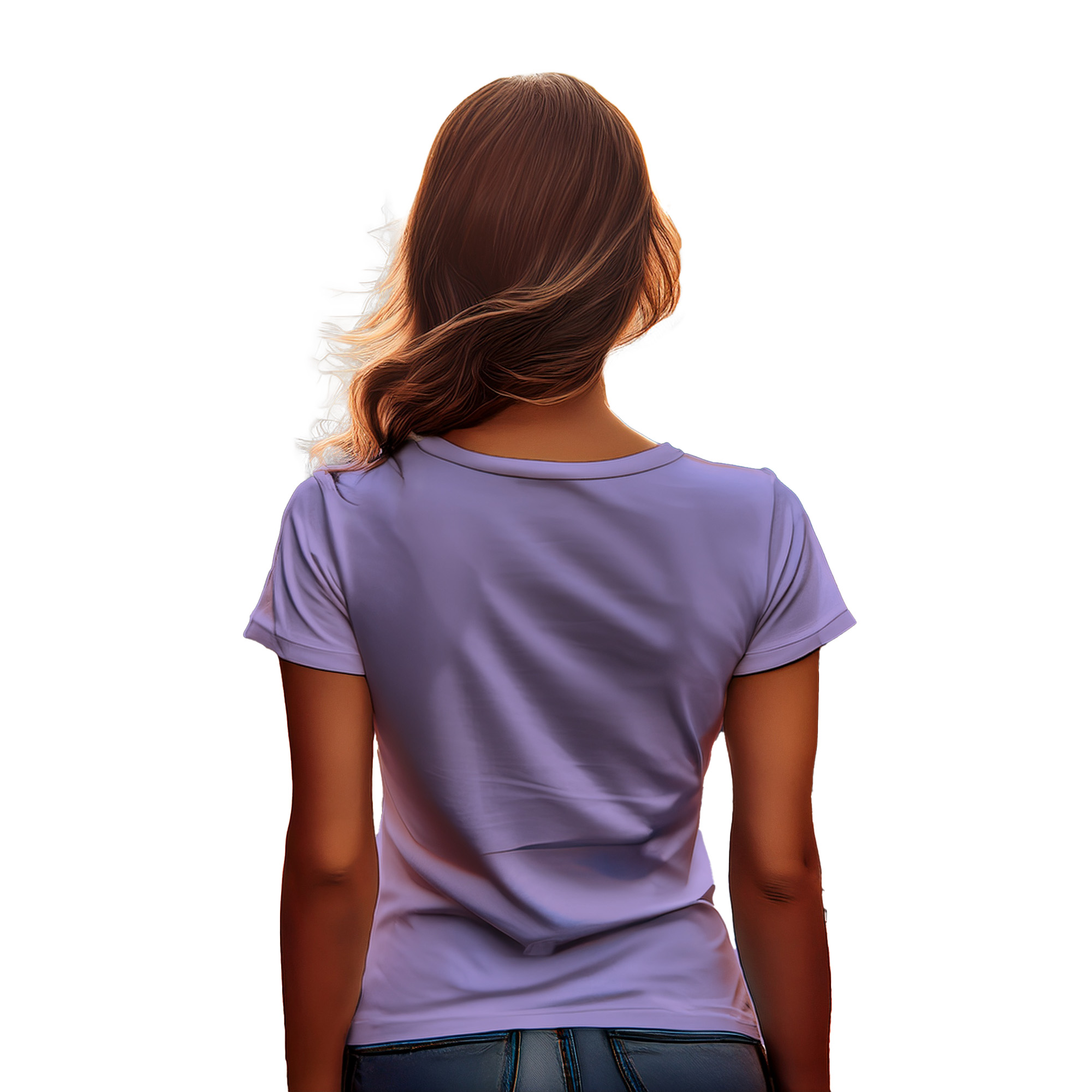 2080 Year Women T-Shirt (Iris Lavender)