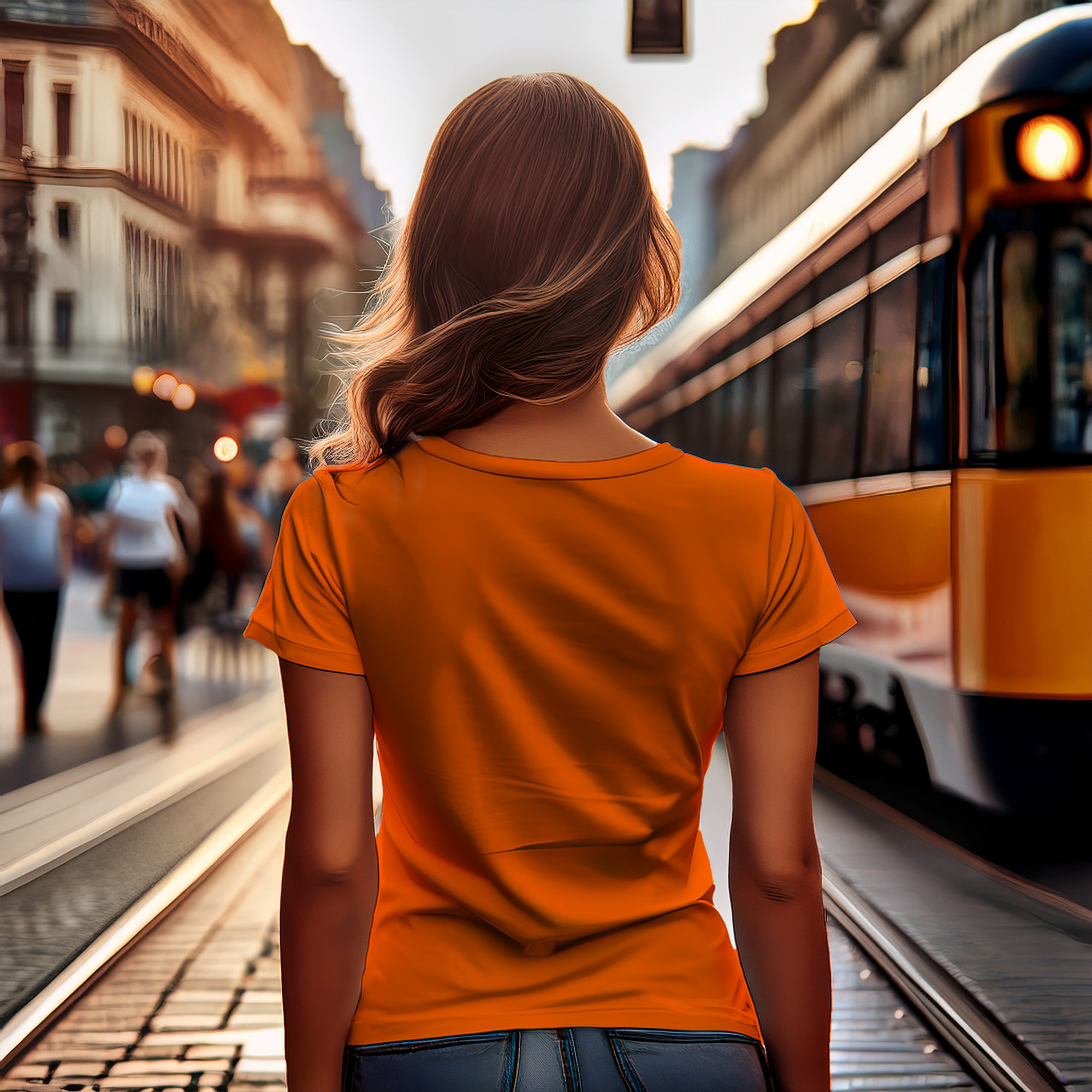 2024 Year Women T-Shirt (Orange)