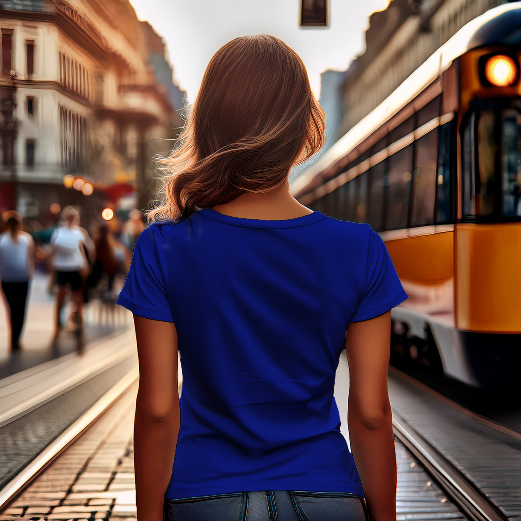 2024 Year Women T-Shirt (Royal Blue)