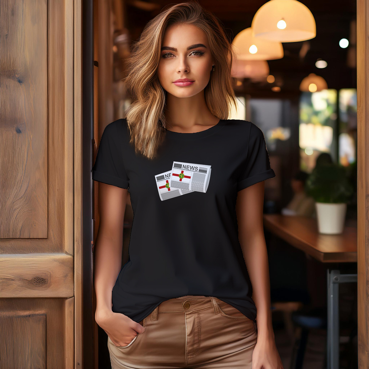 Alderney Newspaper Women T-Shirt