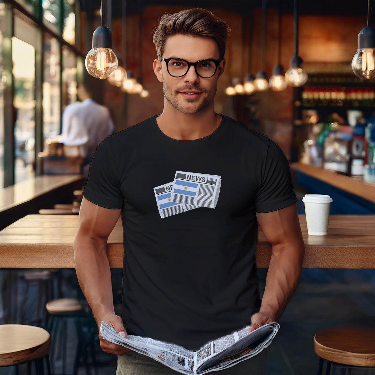 Argentina Newspapers Men Unisex T-Shirt 