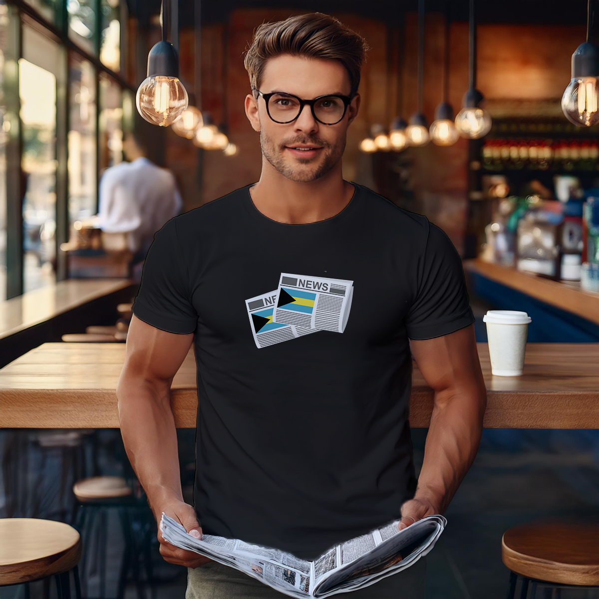 Bahamas Newspapers Men Unisex T-Shirt 