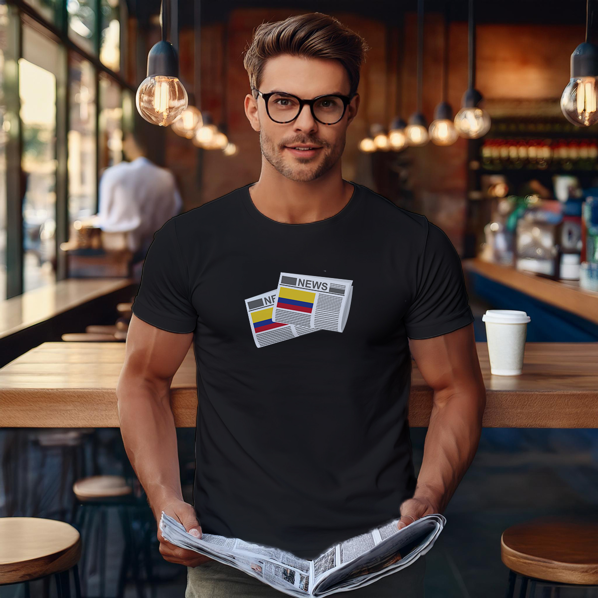Colombia Newspapers Men Unisex T-Shirt 