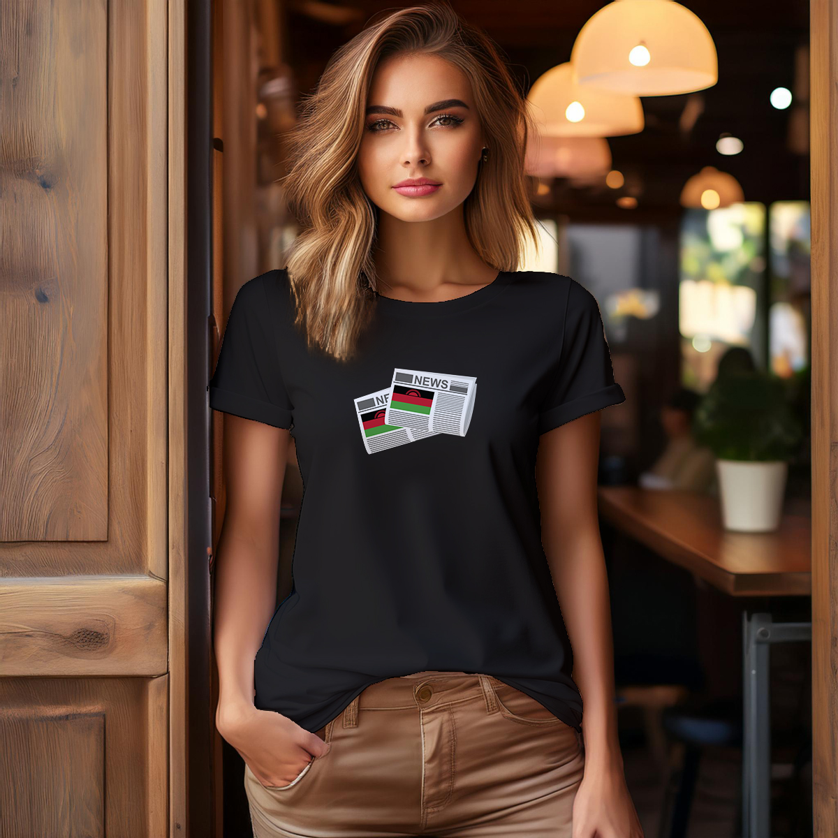 Malawi Newspaper Women T-Shirt