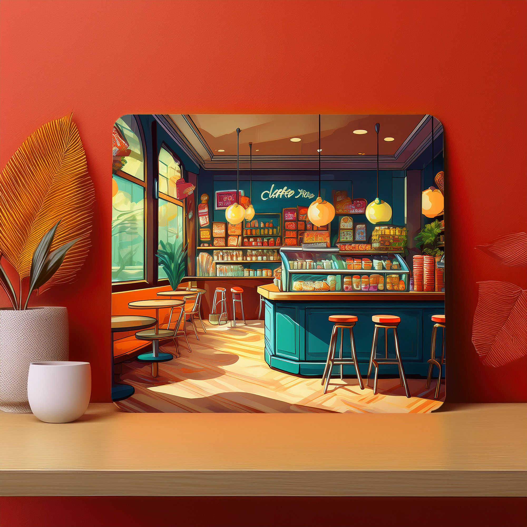 Home Town Raining Fog Fence Fog Mousepad (Style #20)