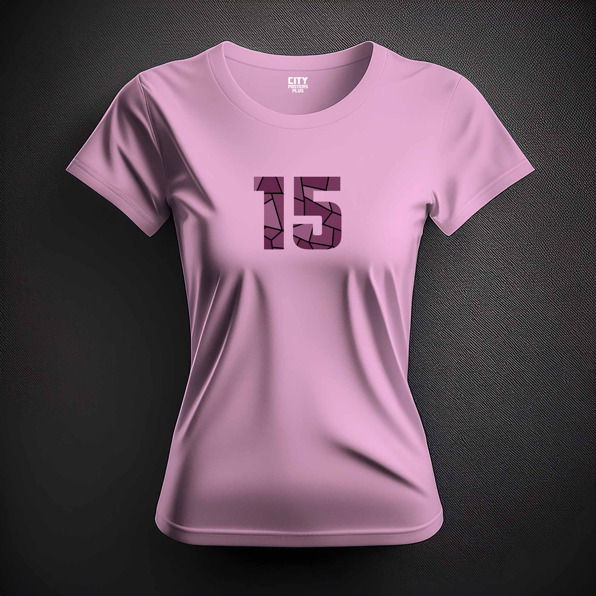 15 Number Women T-Shirt (Light Pink)