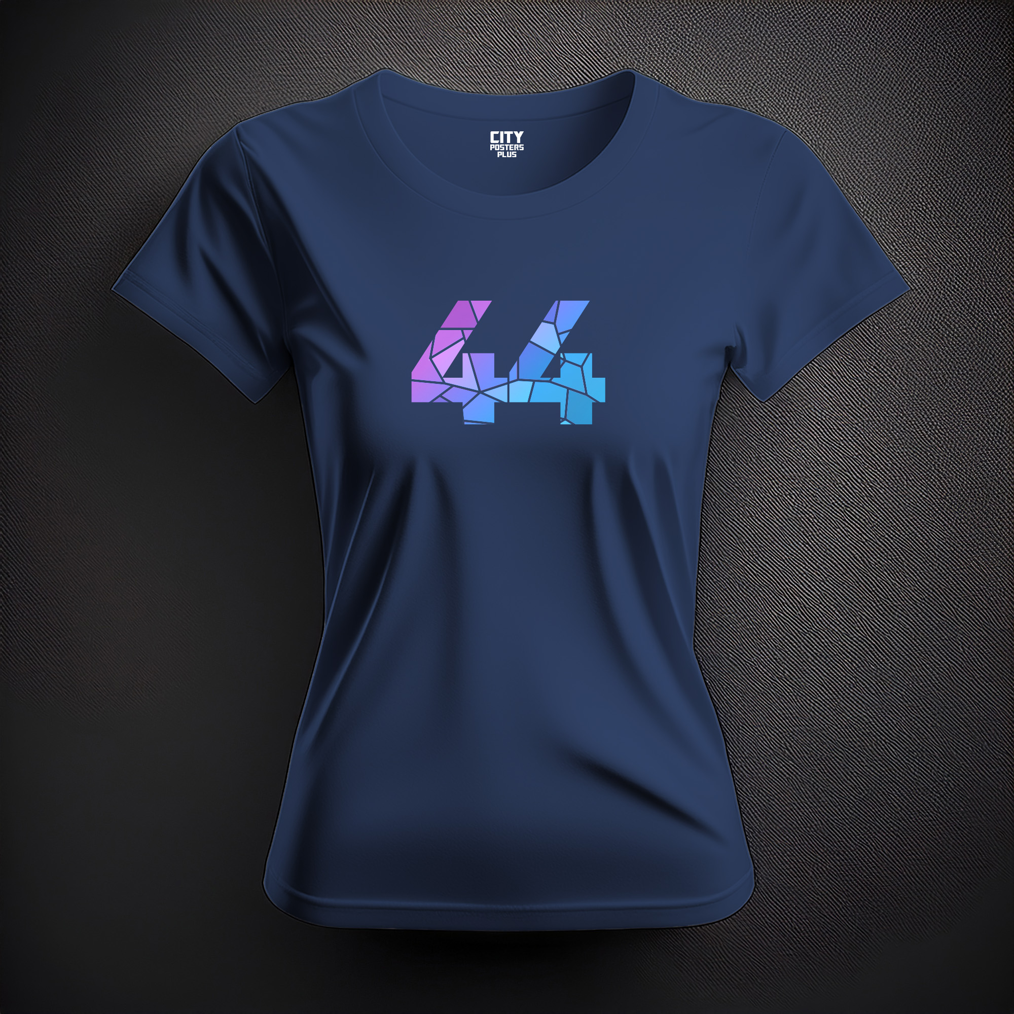 44 Number Women T-Shirt (Navy Blue)