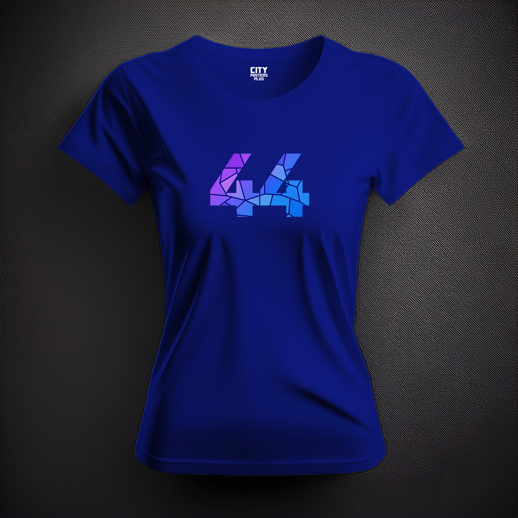 44 Number Women T-Shirt (Royal Blue)