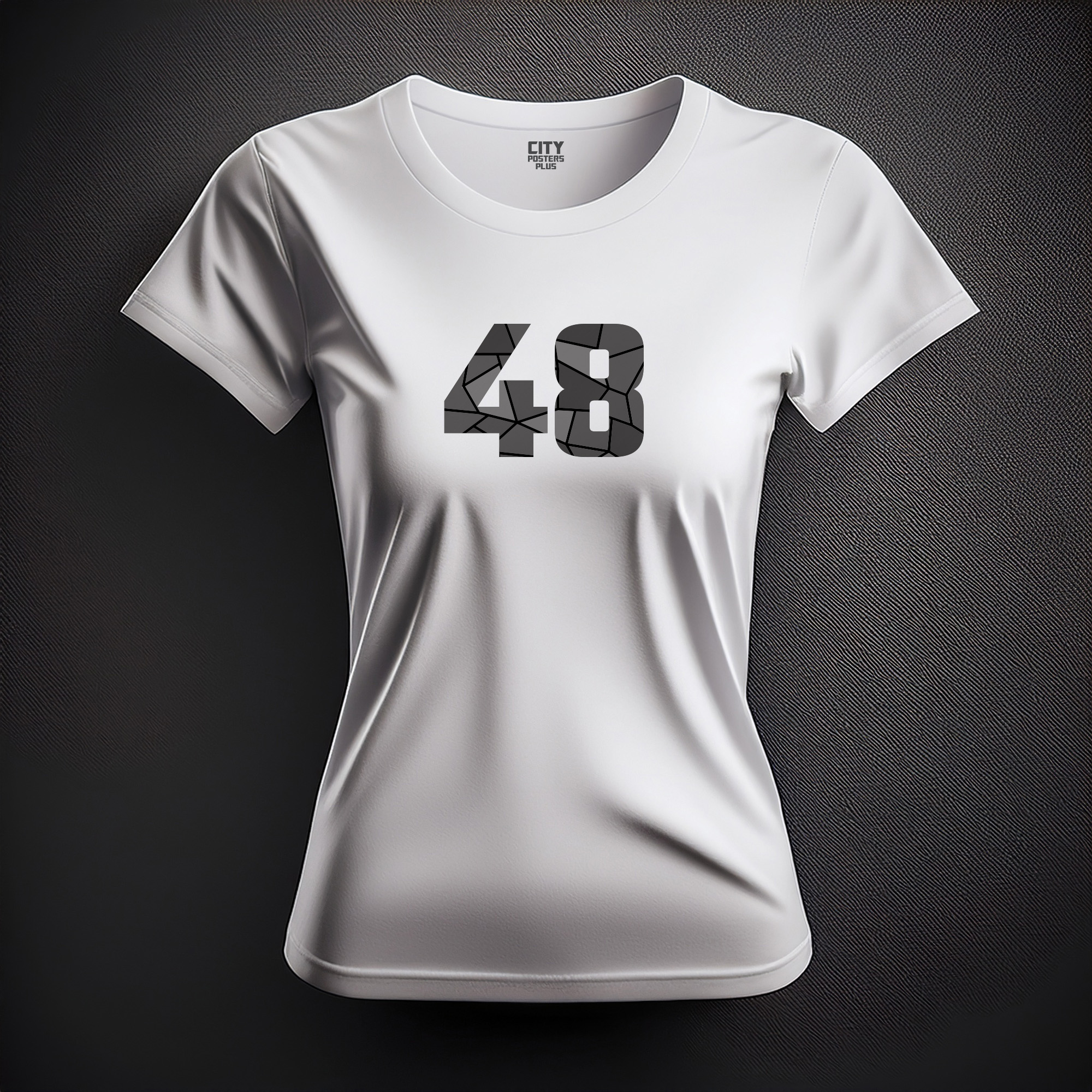 48 Number Women T-Shirt (White)