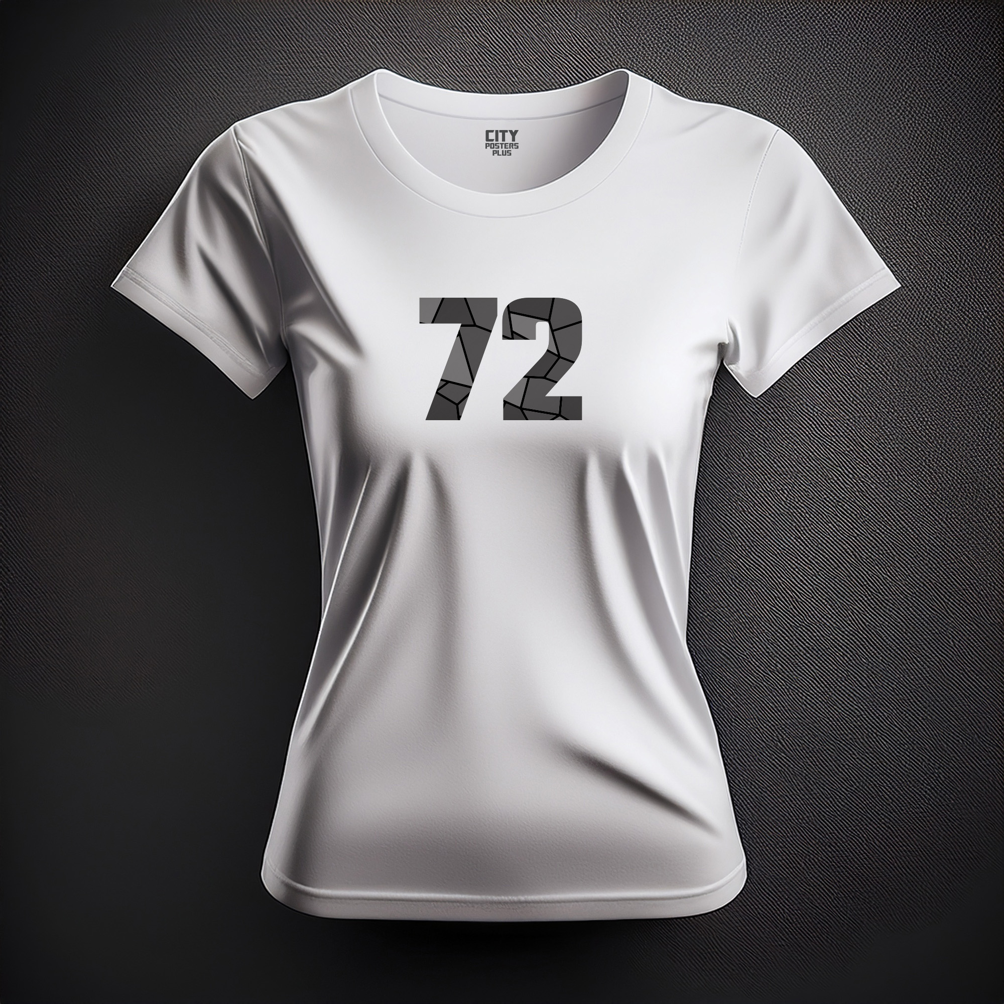 72 Number Women T-Shirt (White)