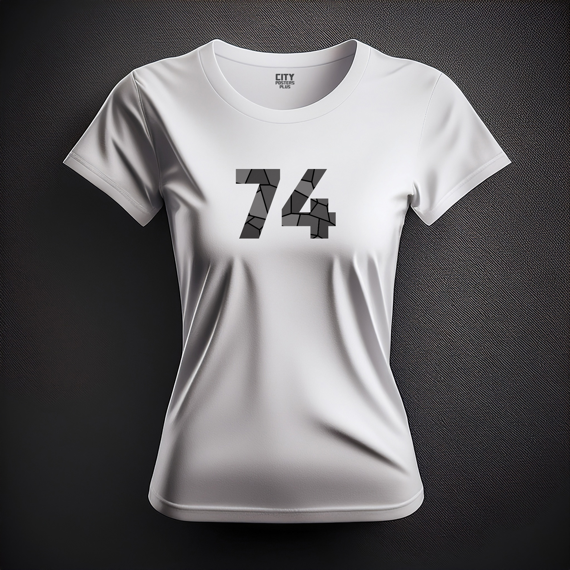 74 Number Women T-Shirt (White)
