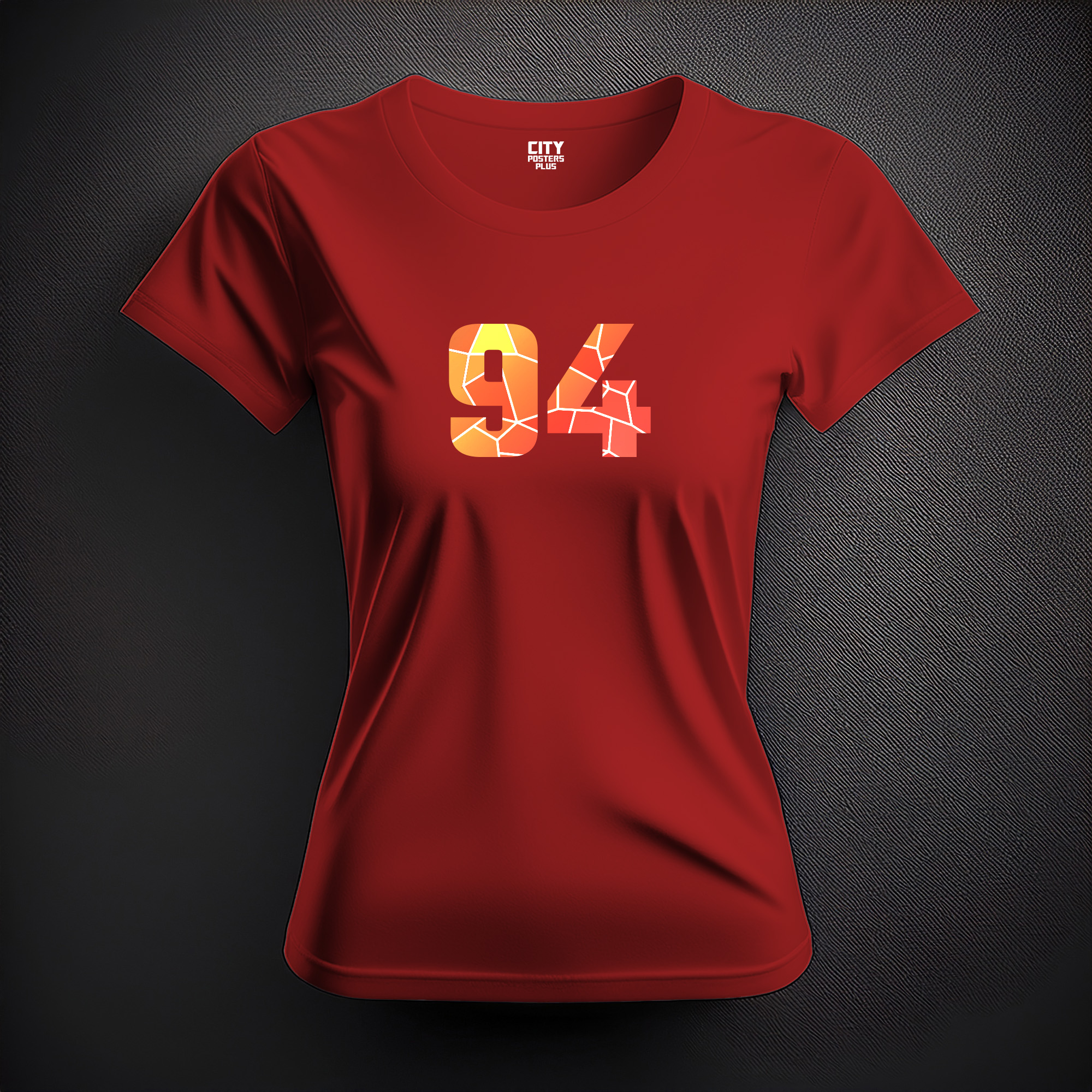 94 Number Women T-Shirt (Red)
