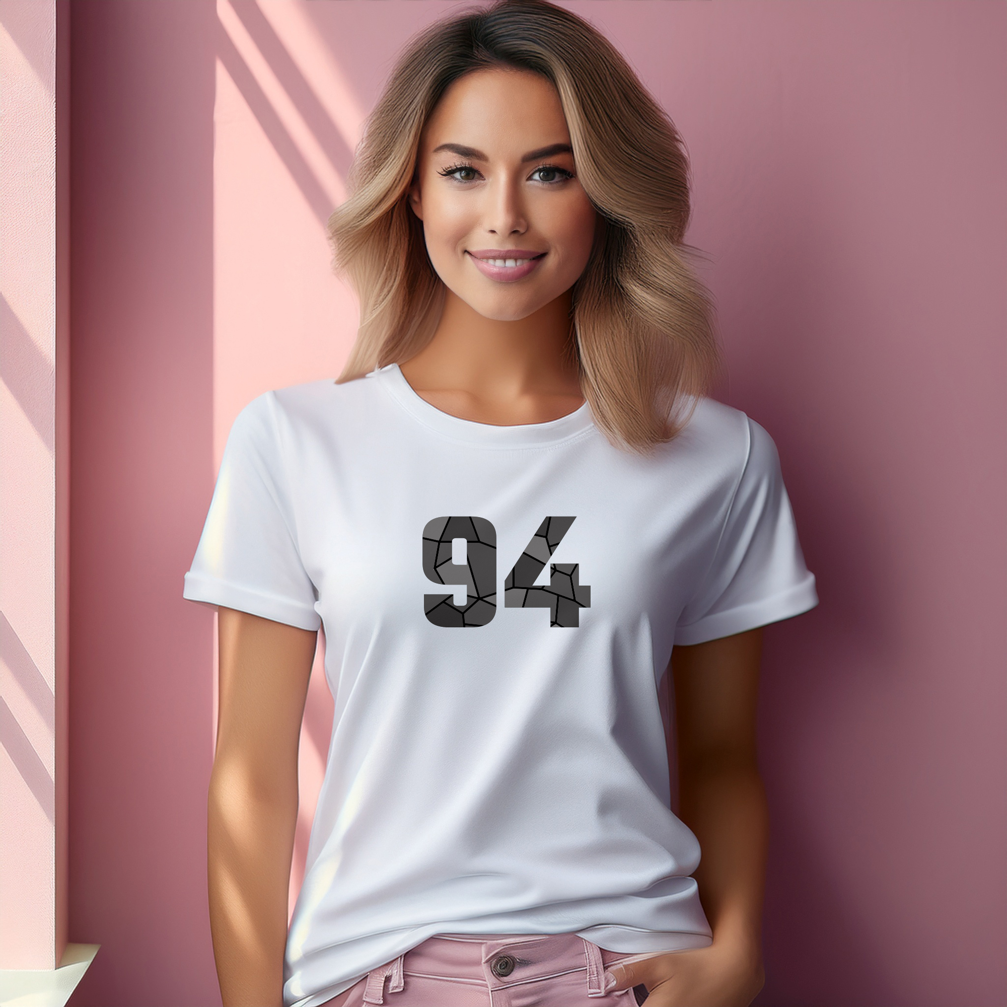 94 Number Women T-Shirt (White)