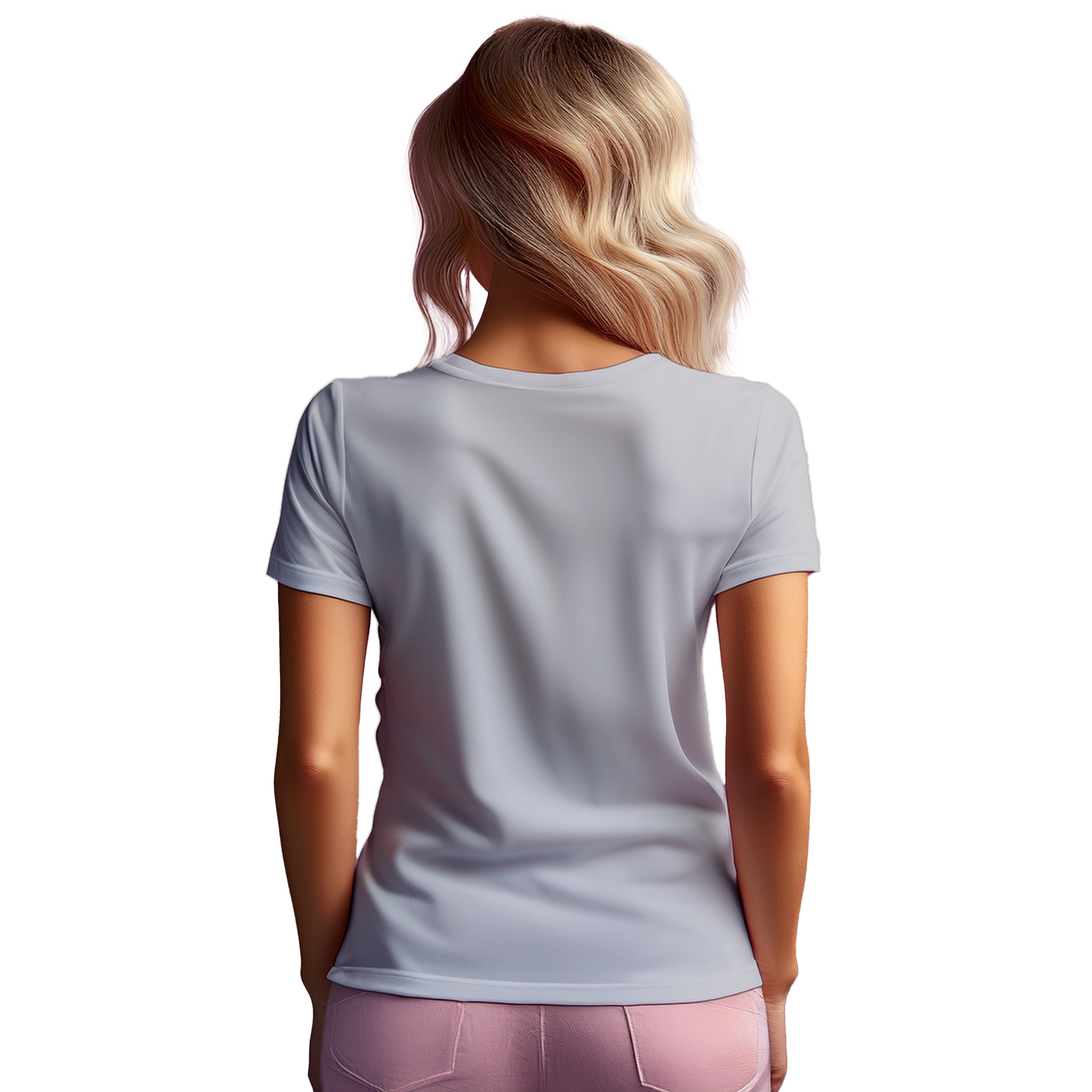 01 Number Women T-Shirt (Melange Grey)