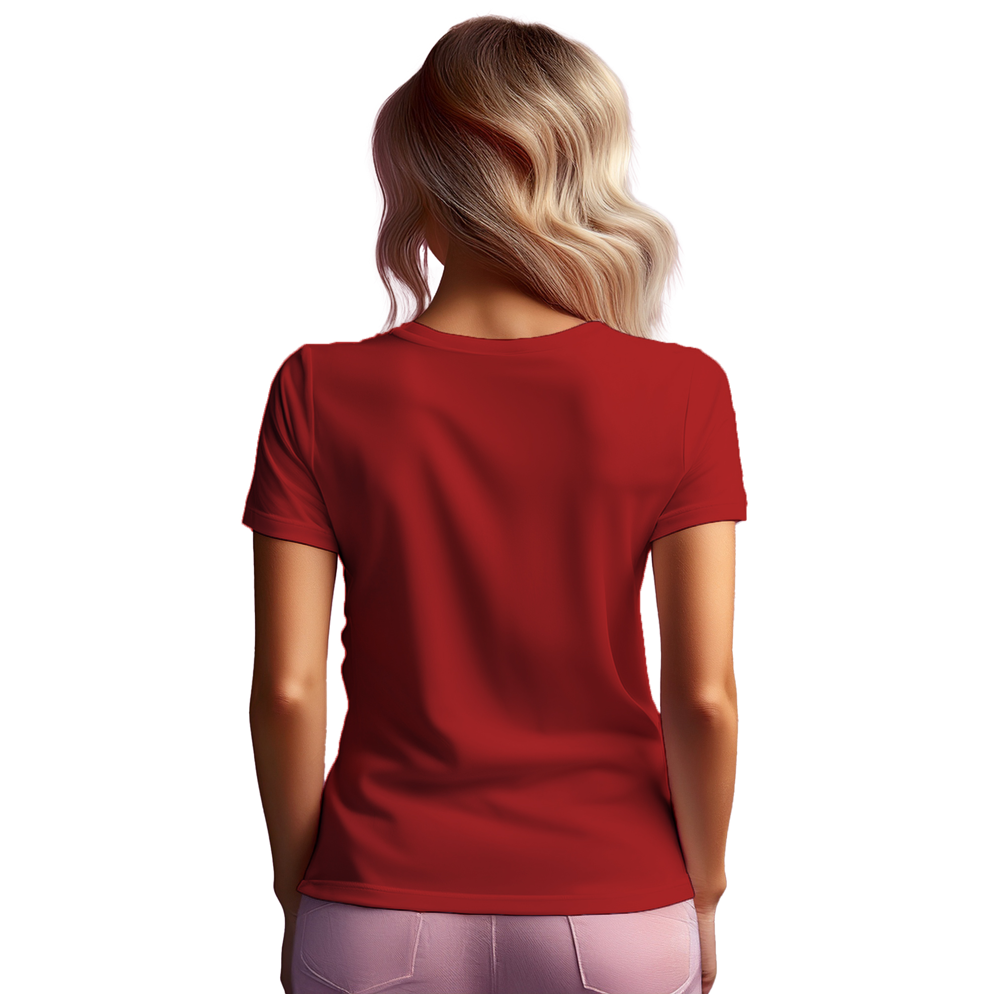04 Number Women T-Shirt (Red)