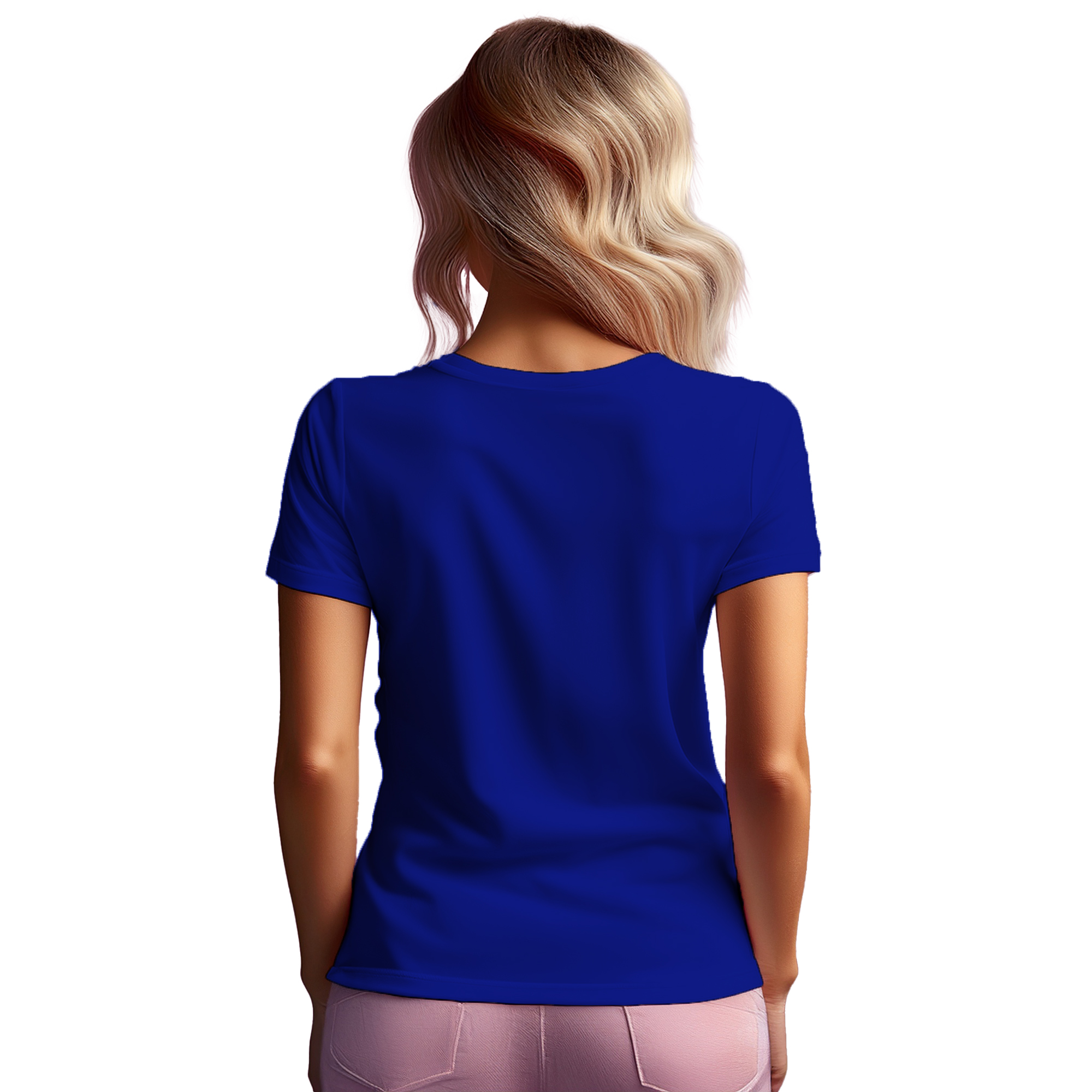 07 Number Women T-Shirt (Royal Blue)