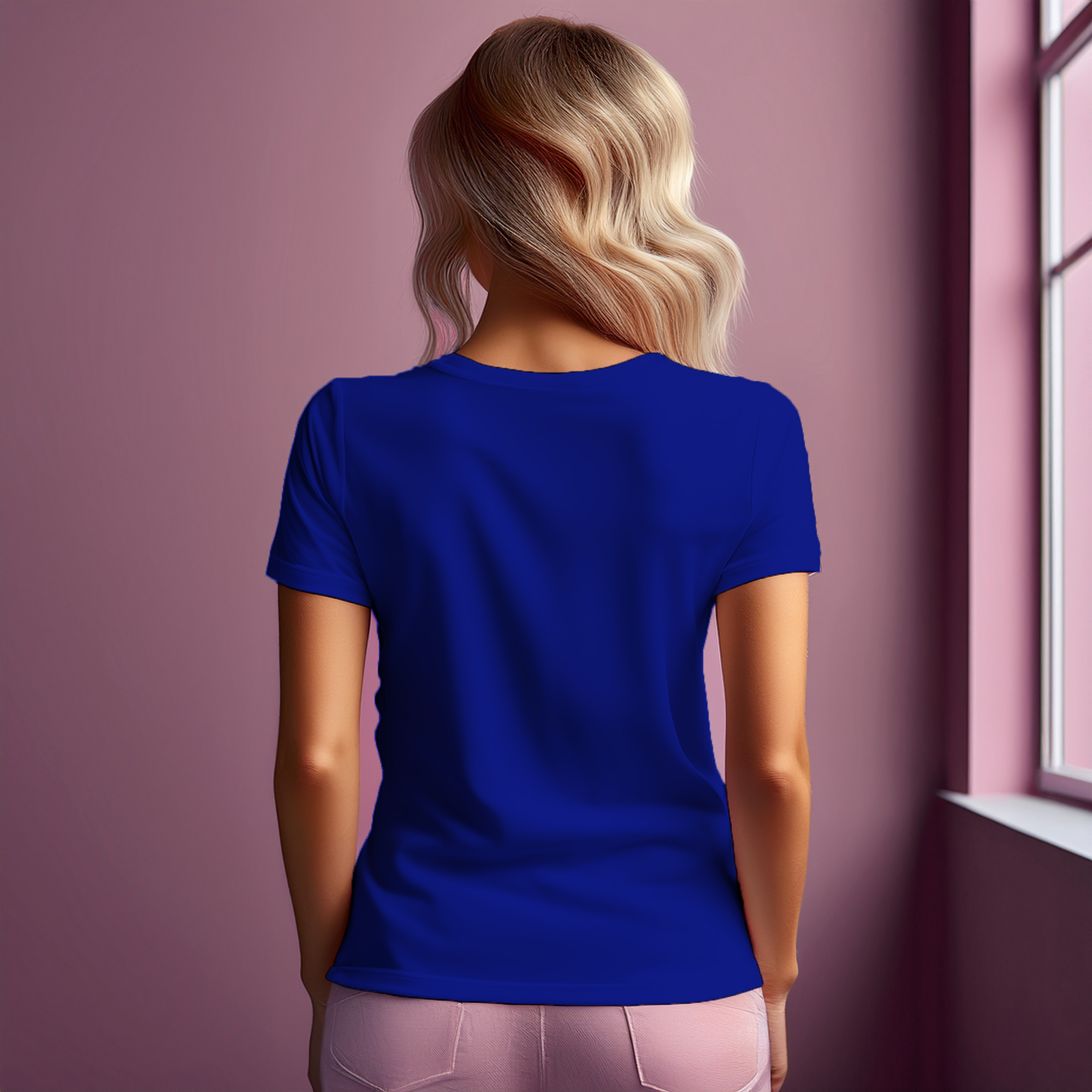 07 Number Women T-Shirt (Royal Blue)