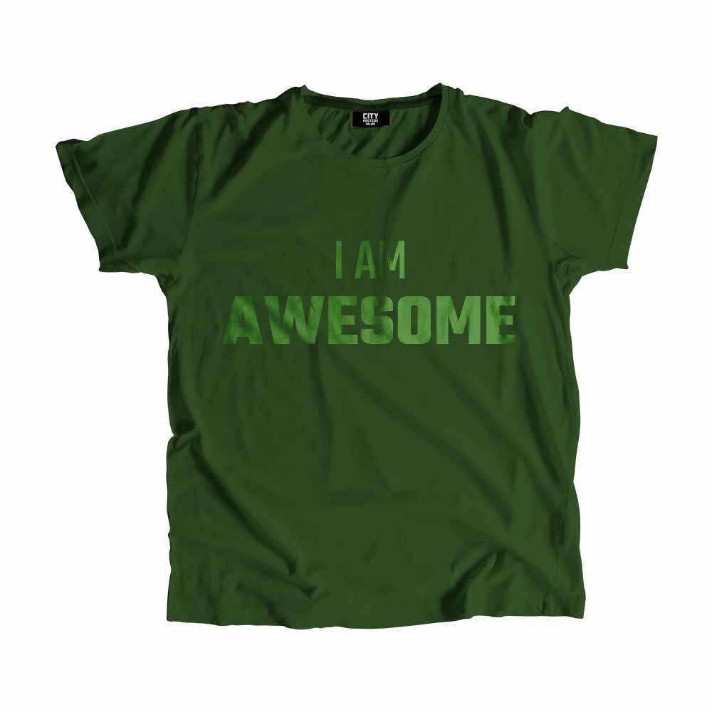  I AM AWESOME Men Unisex T-Shirt 