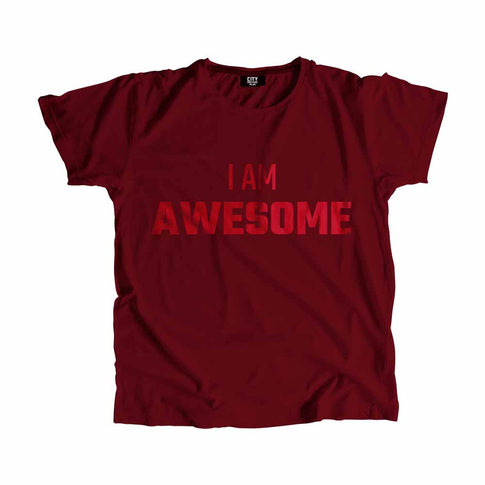  I AM AWESOME Men Unisex T-Shirt 