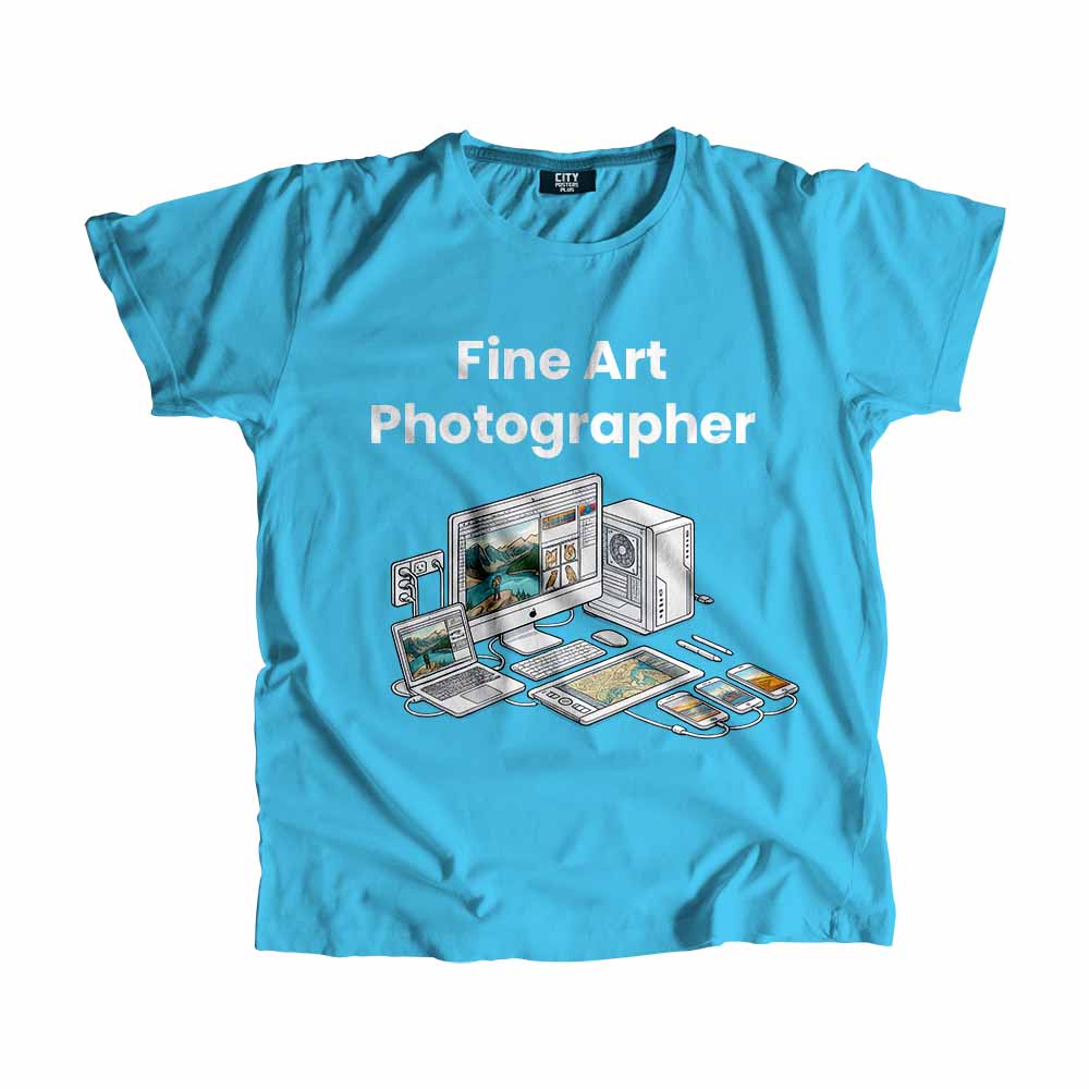 Fine Art Photographer Men Unisex T-Shirt (Sky Blue) Tech Innovation Unisex T-Shirt