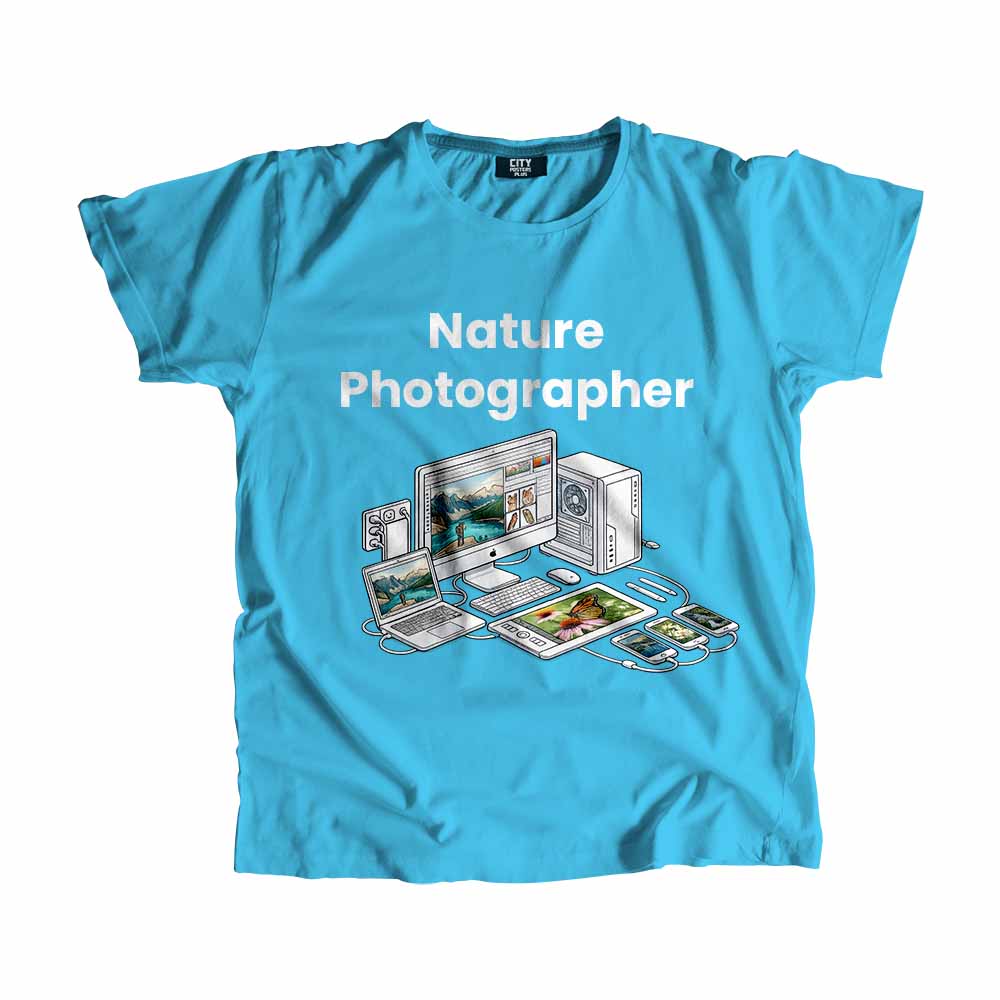 Nature Photographer Men Unisex T-Shirt (Sky Blue) Tech Innovation Unisex T-Shirt