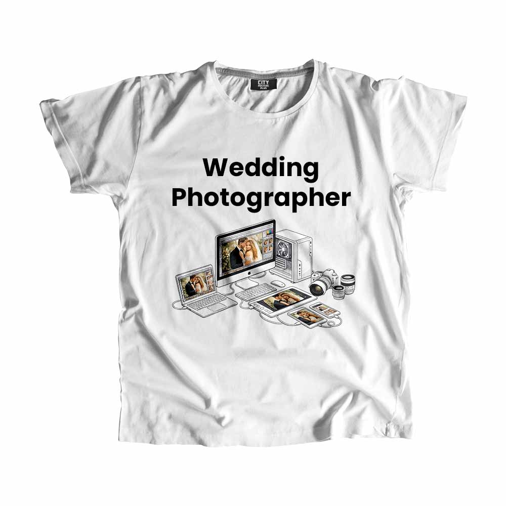 Wedding Photographer Men Unisex T-Shirt (White) Tech Innovation Unisex T-Shirt
