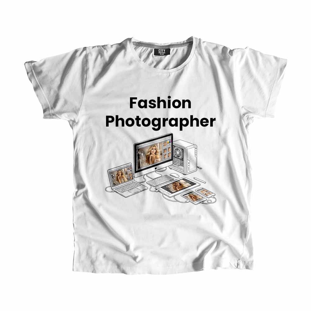 Fashion Photographer Men Unisex T-Shirt (White) Tech Innovation Unisex T-Shirt