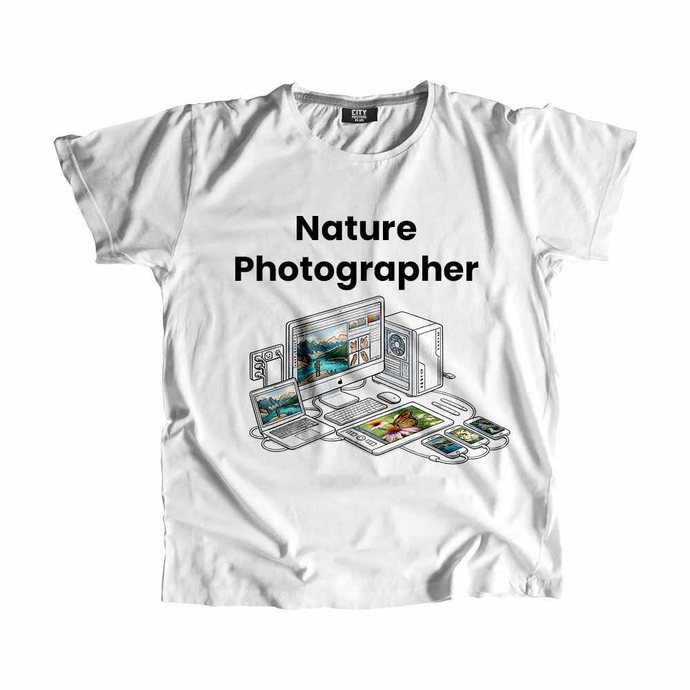 Nature Photographer Men Unisex T-Shirt (White) Tech Innovation Unisex T-Shirt