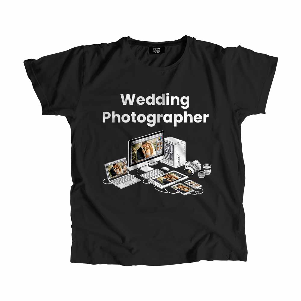 Wedding Photographer Men Unisex T-Shirt (Black) Tech Innovation Unisex T-Shirt