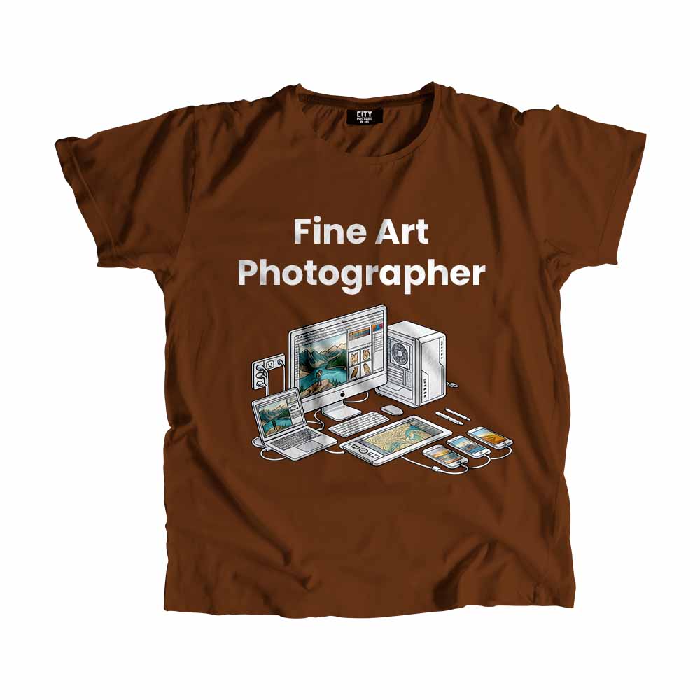 Fine Art Photographer Men Unisex T-Shirt (Brown) Tech Innovation Unisex T-Shirt