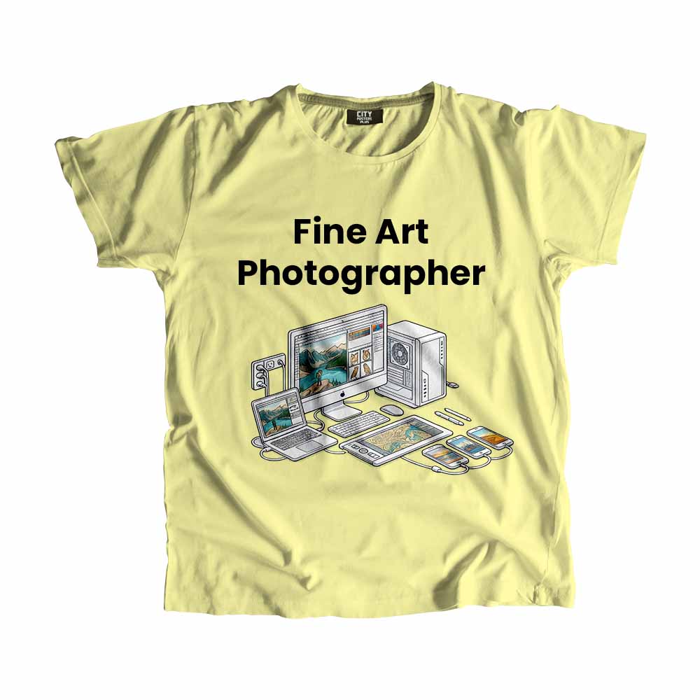 Fine Art Photographer Men Unisex T-Shirt (Butter Yellow) Tech Innovation Unisex T-Shirt