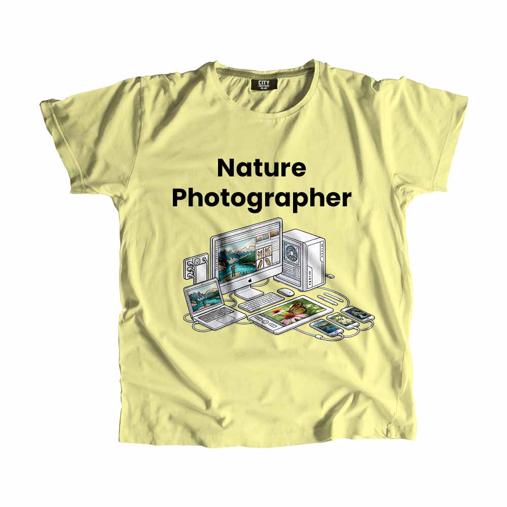 Nature Photographer Men Unisex T-Shirt (Butter Yellow) Tech Innovation Unisex T-Shirt