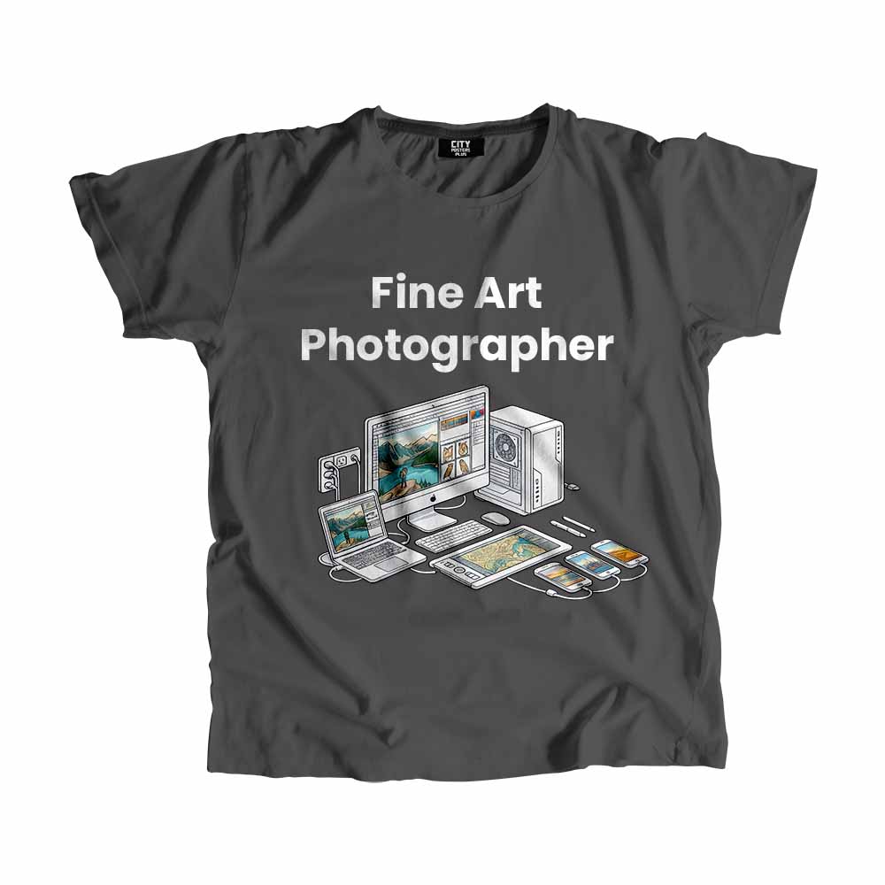 Fine Art Photographer Men Unisex T-Shirt (Charcoal Grey) Tech Innovation Unisex T-Shirt