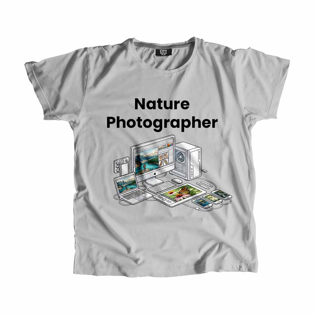 Nature Photographer Men Unisex T-Shirt (Melange Grey) Tech Innovation Unisex T-Shirt