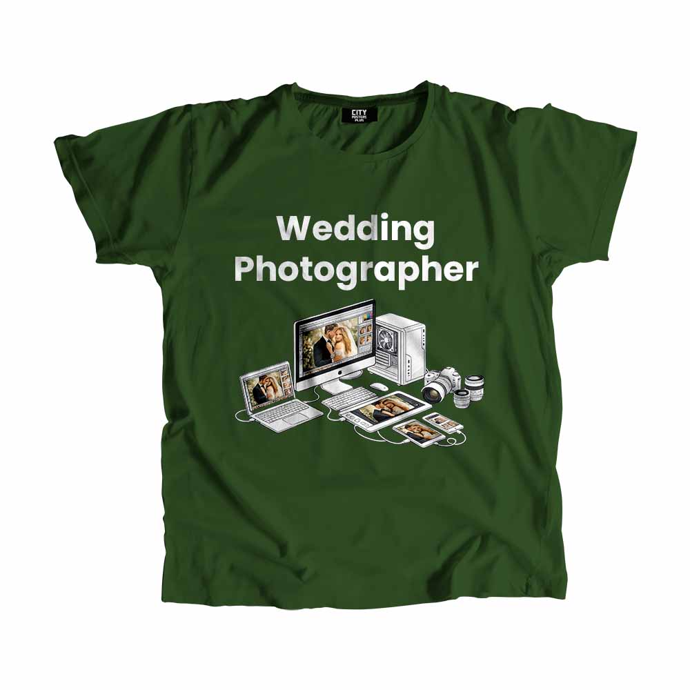Wedding Photographer Men Unisex T-Shirt (Olive Green) Tech Innovation Unisex T-Shirt