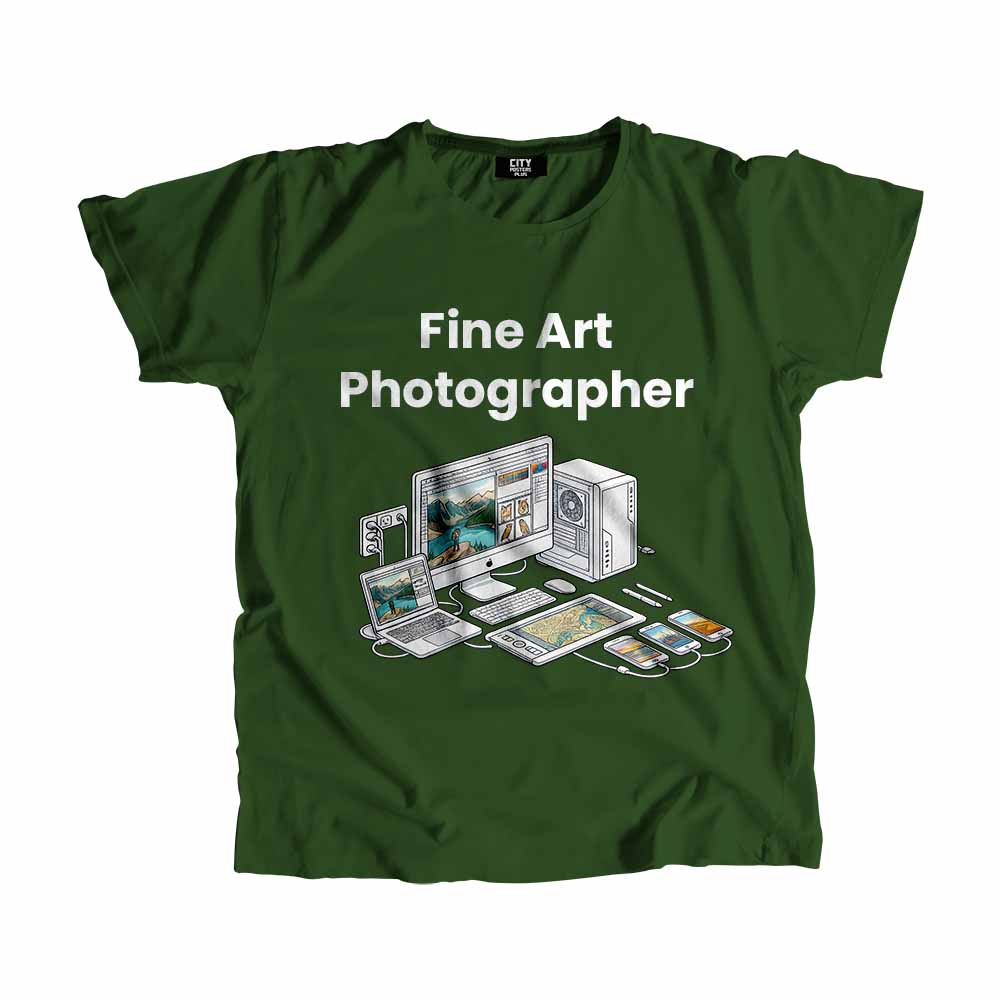 Fine Art Photographer Men Unisex T-Shirt (Olive Green) Tech Innovation Unisex T-Shirt