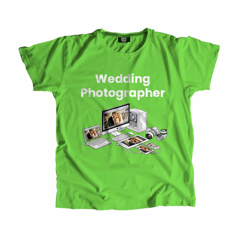 Wedding Photographer Men Unisex T-Shirt (Liril Green) Tech Innovation Unisex T-Shirt