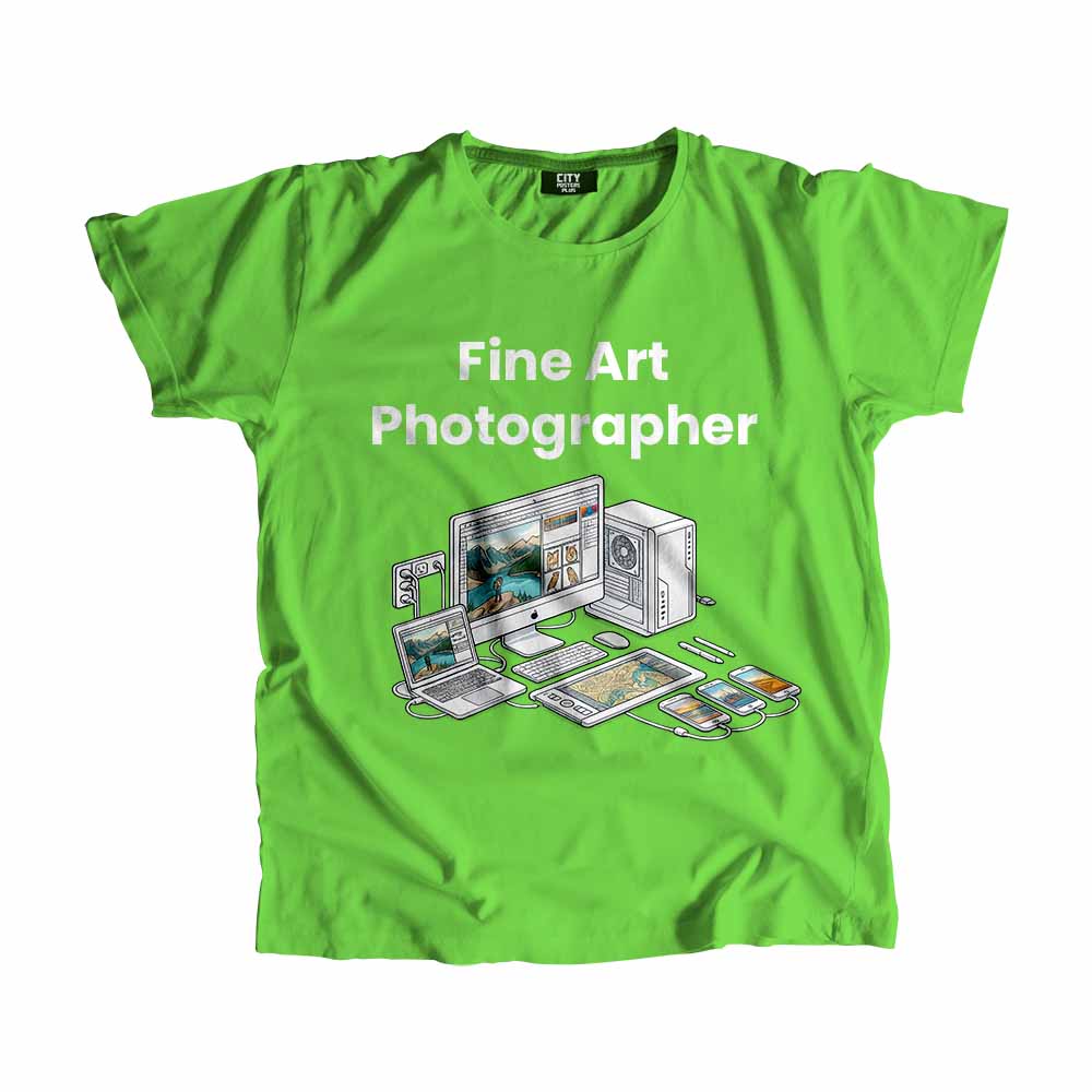 Fine Art Photographer Men Unisex T-Shirt (Liril Green) Tech Innovation Unisex T-Shirt