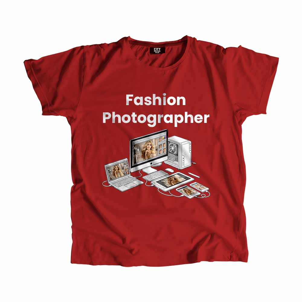 Fashion Photographer Men Unisex T-Shirt (Red) Tech Innovation Unisex T-Shirt