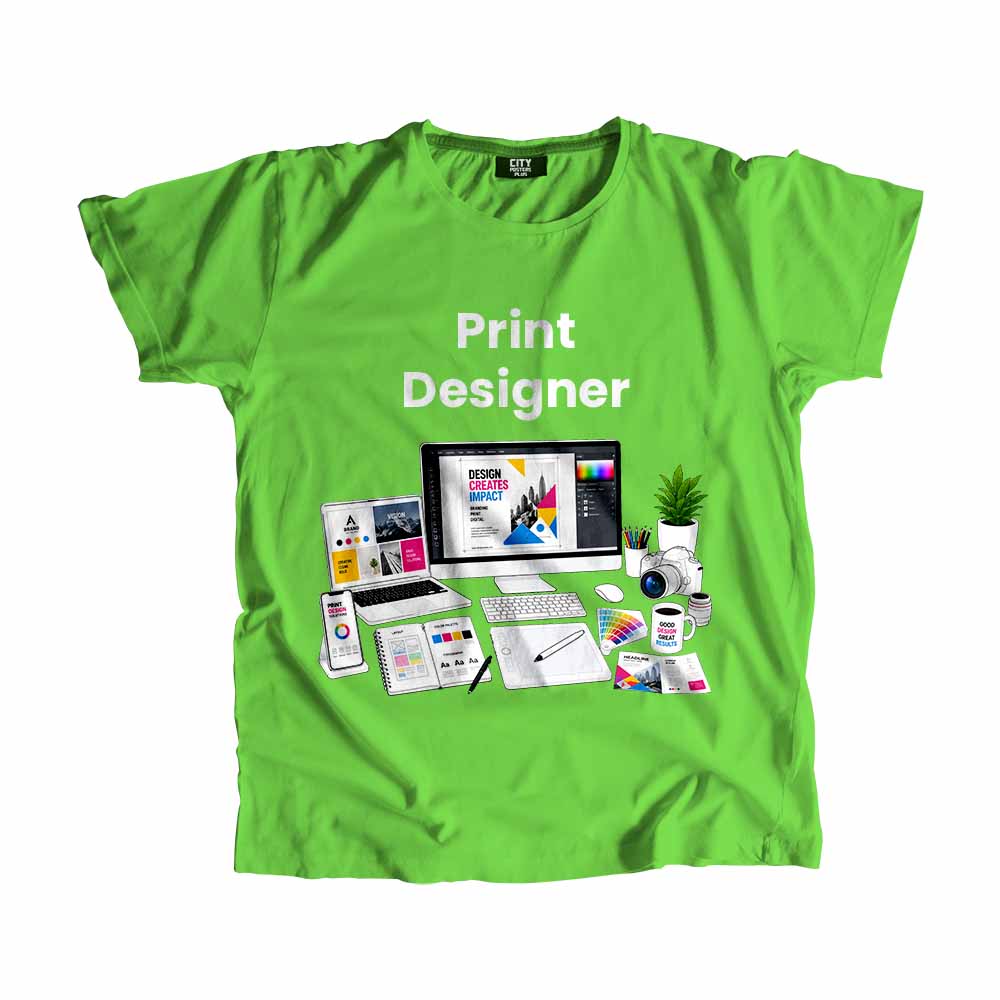 Print Designer Men Unisex T-Shirt (Liril Green) Tech Innovation Unisex T-Shirt