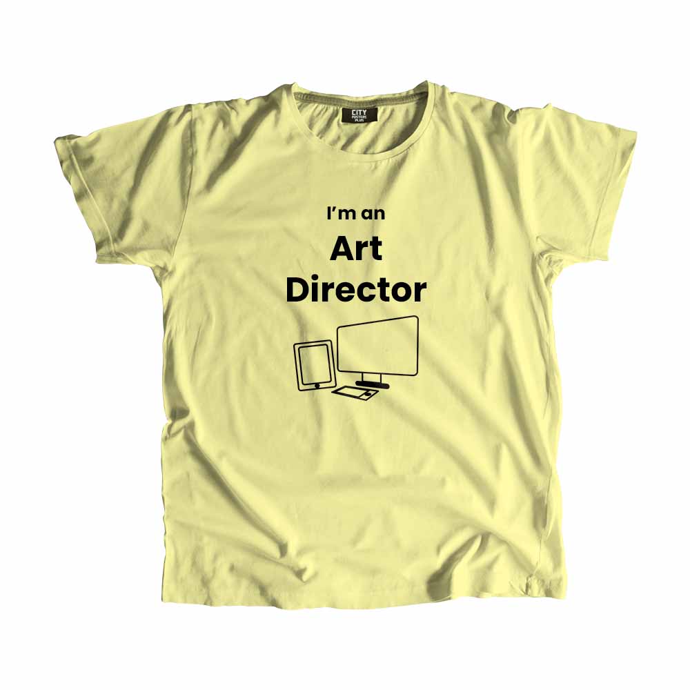 Art Director Men Unisex T-Shirt (Butter Yellow)