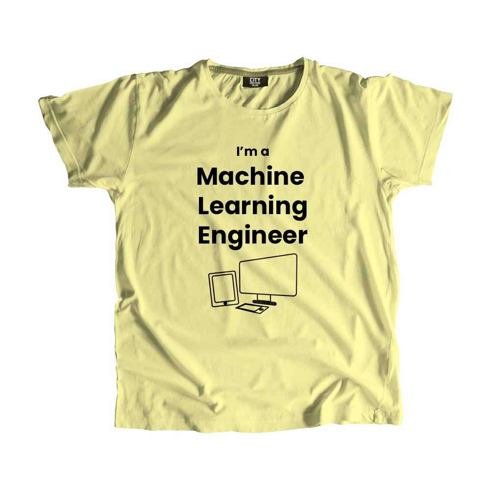 Machine Learning Engineer Men Unisex T-Shirt (Butter Yellow)
