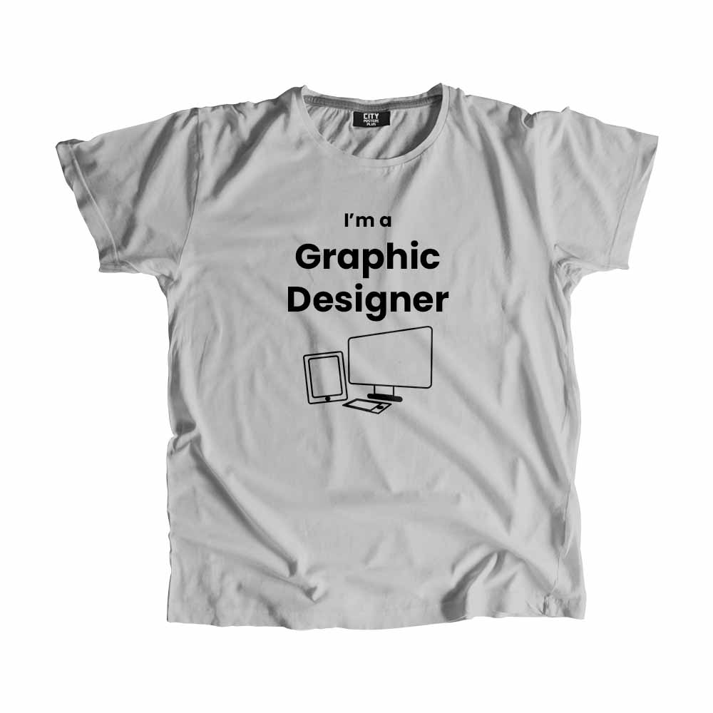 Graphic Designer Men Unisex T-Shirt (Melange Grey)