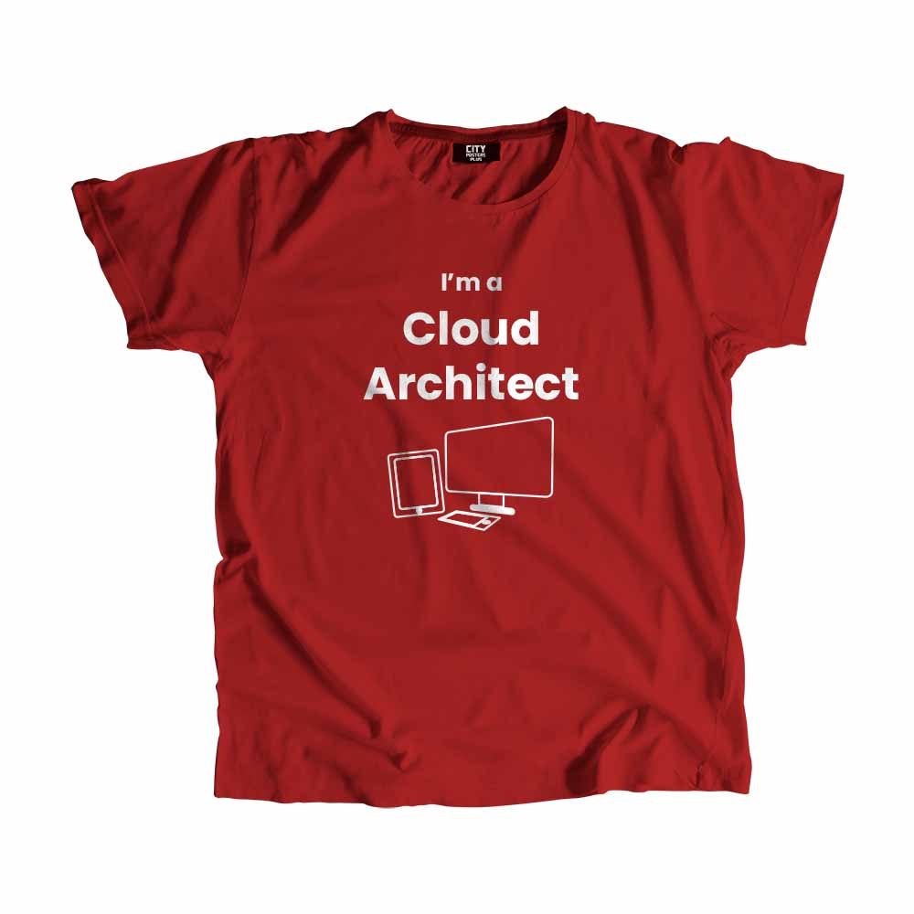Cloud Architect Men Unisex T-Shirt (Red)