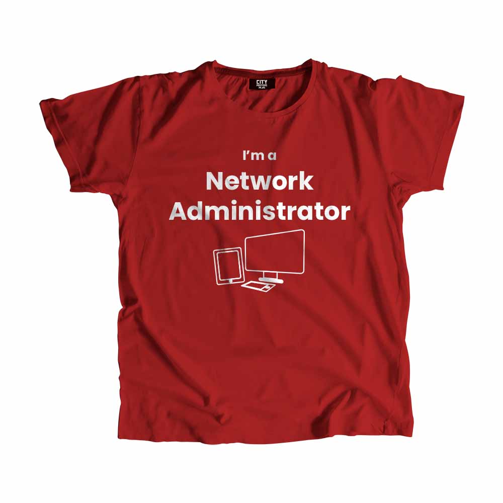 Network Administrator Men Unisex T-Shirt (Red)
