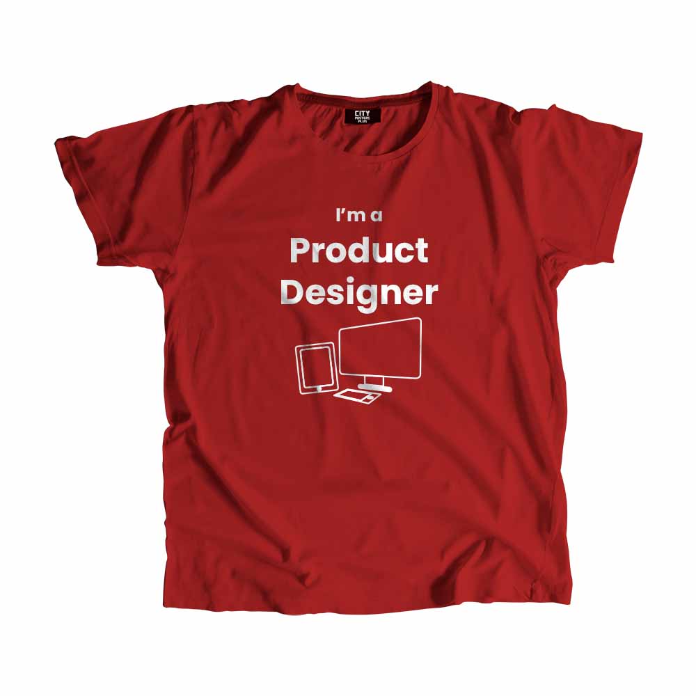 Product Designer Men Unisex T-Shirt (Red)