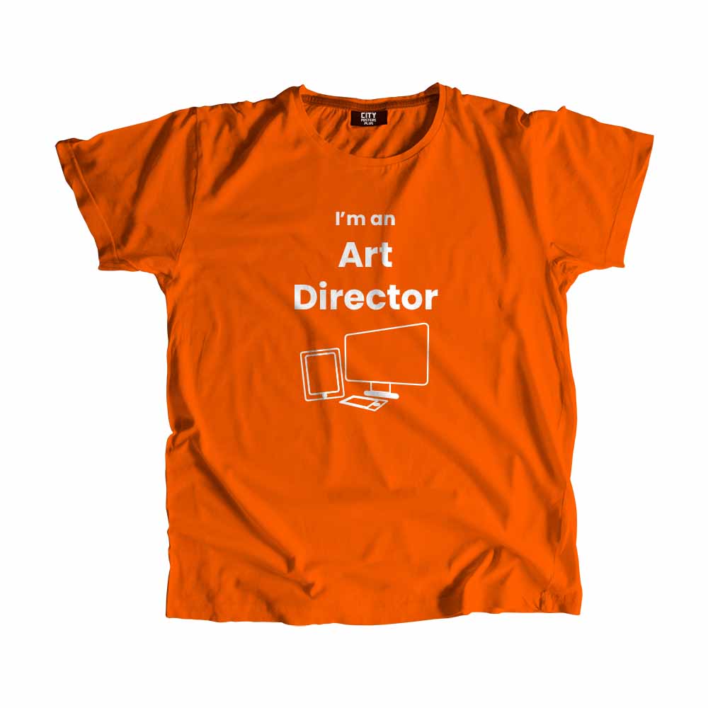 Art Director Men Unisex T-Shirt (Orange)