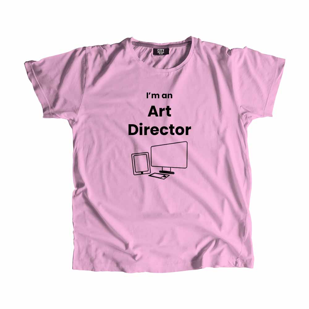 Art Director Men Unisex T-Shirt (Light Pink)