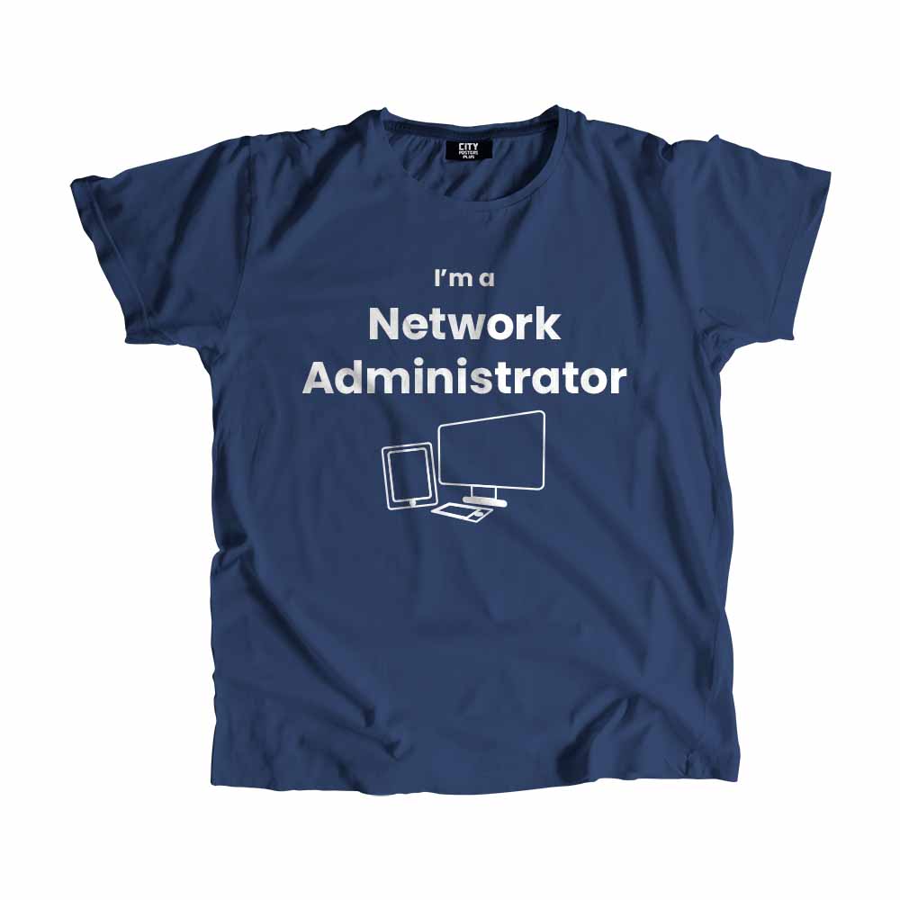 Network Administrator Men Unisex T-Shirt (Navy Blue)